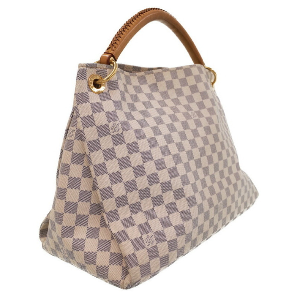 Louis Vuitton Shoulder Azur White Semi Damier Bag Artsy